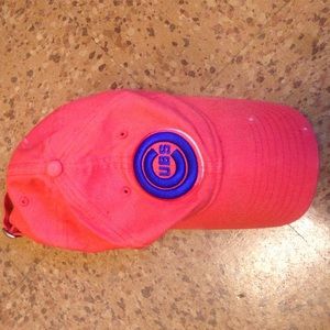 VS pink Cubs hat