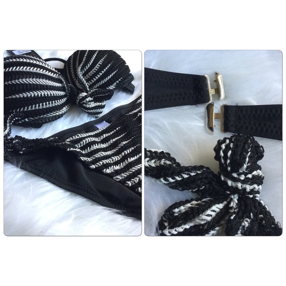 Last One🎉HP🎉 Sexy Striped & Push-Up Swimsuit Set - Picture 4 of 4