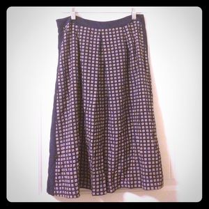 Madewell pleated midi skirt size 4