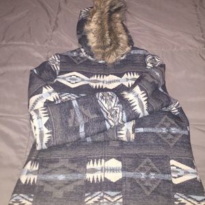 Tribal Patterned Coat