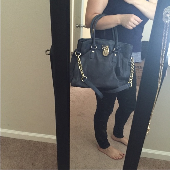 MK bag navy blue