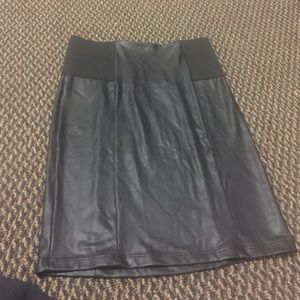 Leather skirt