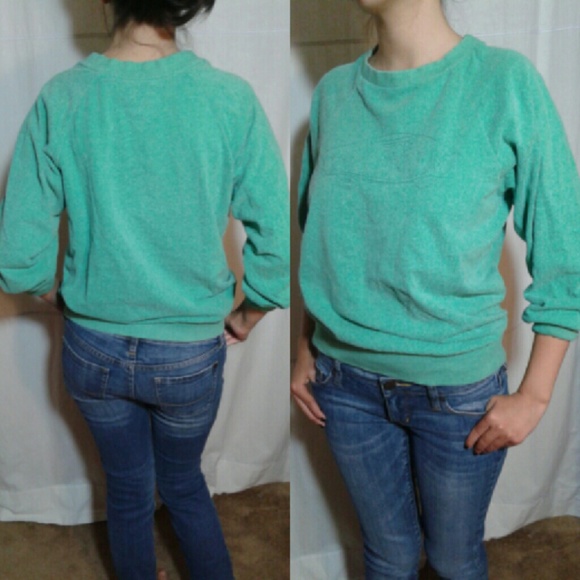Vans seafoam green sweatshirt