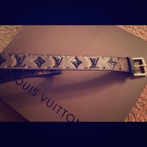 Louis Vuitton sequin belt