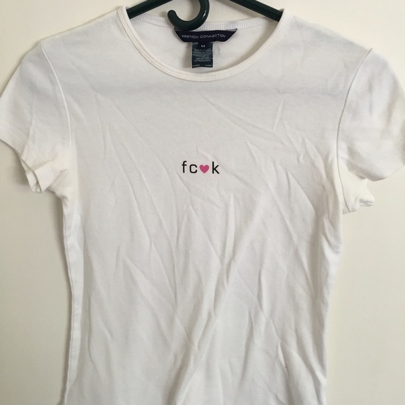 FCUK White T shirt