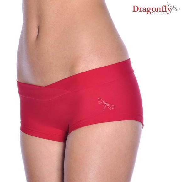 Dragonfly Vera Hot Pants - Red