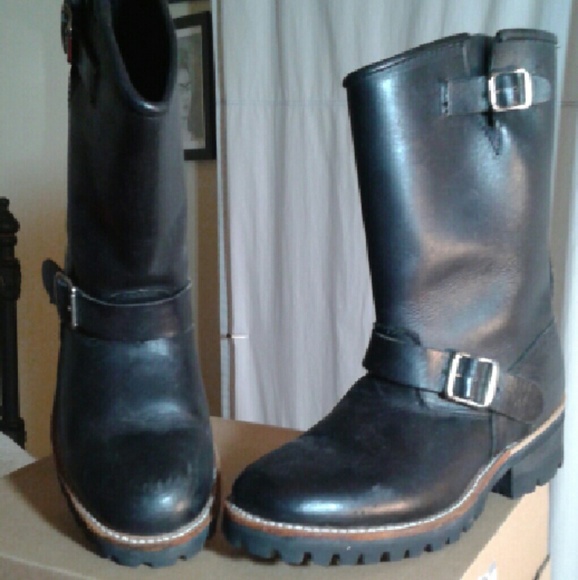 Pre-owned Parkstone Motorcycle leather Boots