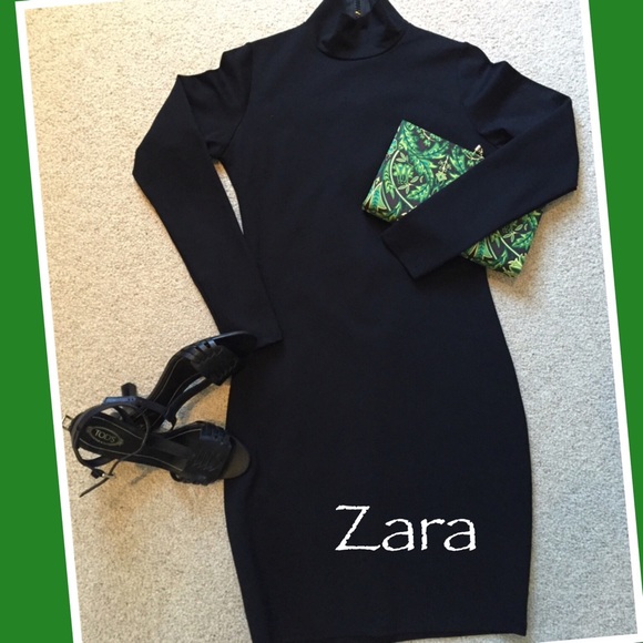 Zara Dresses & Skirts - ZARA Mock Turtleneck Mini