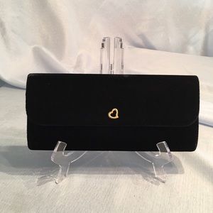 VS clutch and White leather wallet clutch