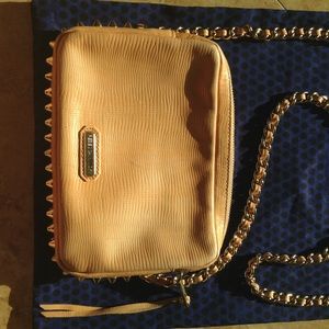 Rebecca Minkoff Peach Snake Studded Crossbody
