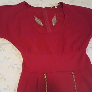 Gianni Bini red dress