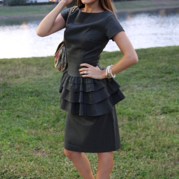 Shabby Apple Dresses - Moon River peplum dress Shabby Apple Dresses - Moon River peplum dress