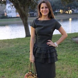 Shabby Apple Dresses - Moon River peplum dress Shabby Apple Dresses - Moon River peplum dress