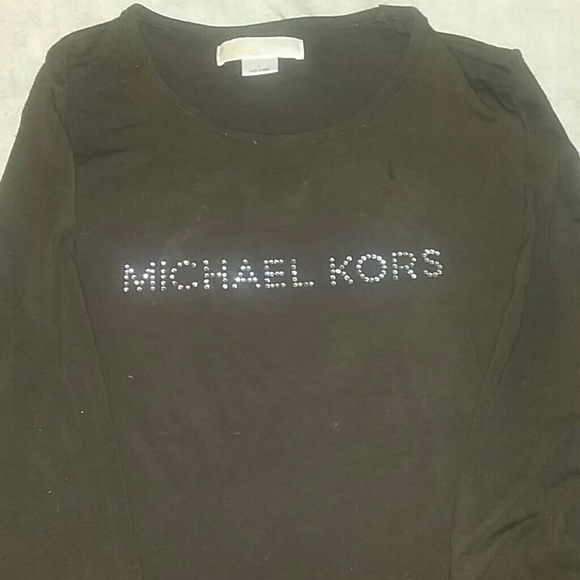 Brown MK SHIRT. SZE L