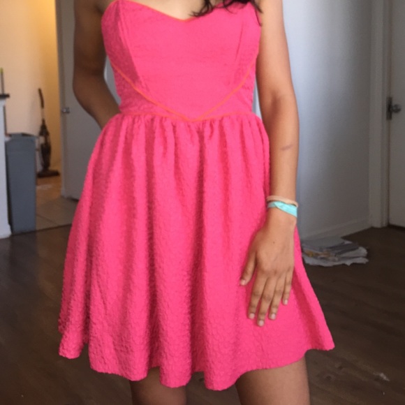 PINK PRETTY GIRL DRESS