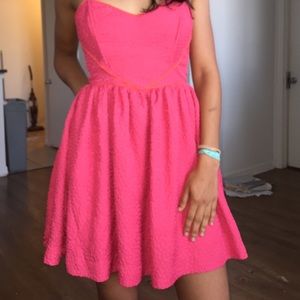 PINK PRETTY GIRL DRESS