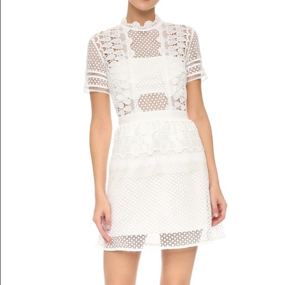 Self-Portrait Dresses & Skirts - Self Portrait Sculpted Teardrop Dress