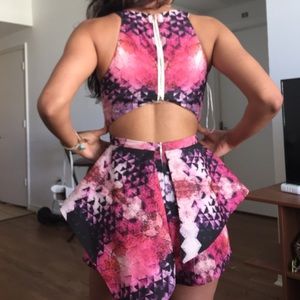 Snake patterned romper