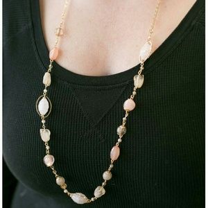 Beaded Coral Necklace & Earring combo