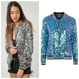 IOS Jaded London Sequin Bomber