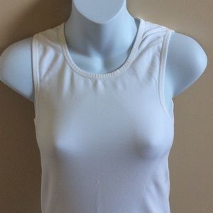 Extra long seamless sleeveless workout tank
