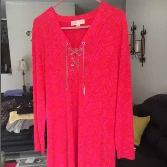 SOLD‼️Michael Kors Lace Up Chain Dress