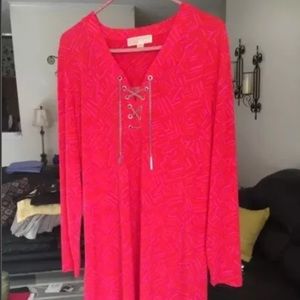 SOLD‼️Michael Kors Lace Up Chain Dress