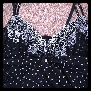 Polka Dot Nightie and Robe Set NWT