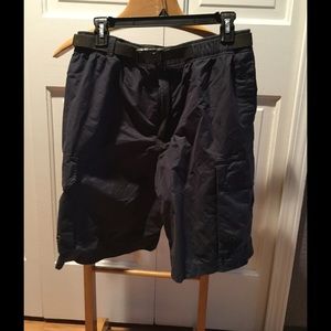 Men's navy cargo shorts