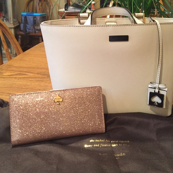 Kate spade purse and wallet with bag