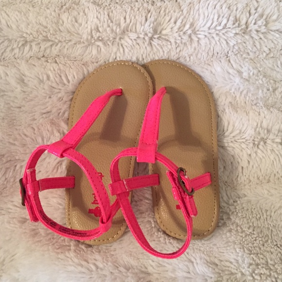 Baby Gap bright pink sandals