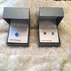 Necklace and earrings