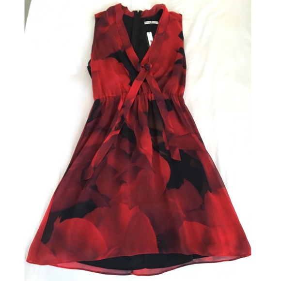 Alice & Olivia Red Floral Dress - Picture 2 of 3