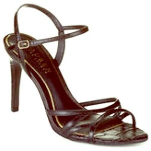 Ralph Lauren ankle strap heels