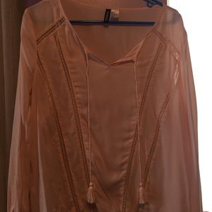 H&M pale pink blouse!