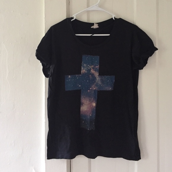 Small black cotton t-shirt