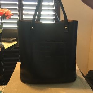 FOREVER 21 large black tote bag