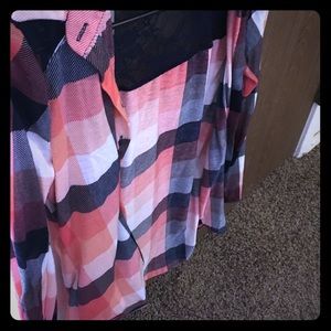 Lacey flannel! 🎀💋