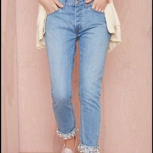 The Pearl Boss Boyfriend Jeans