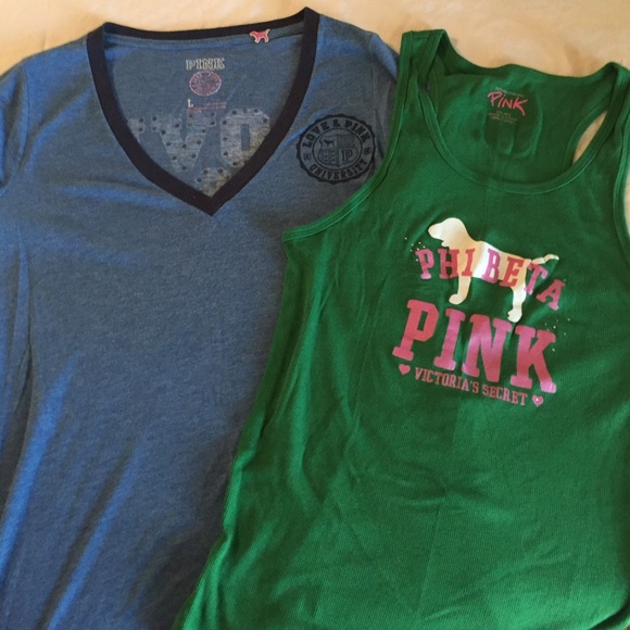 Victoria Secret Pink Tank top and T-shirt