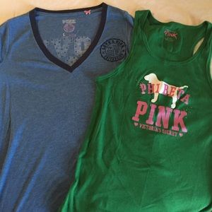 Victoria Secret Pink Tank top and T-shirt