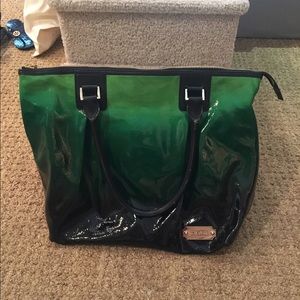 Lamb ombré pleather tote