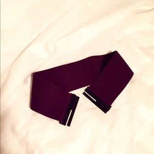 American Apparel purple stretchy belt