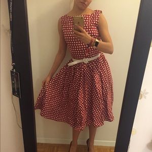 Red Polka Dot Dress
