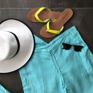 Linen Drawstring Pants