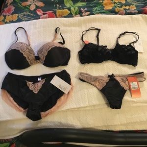 Gilligan & O'Malley 4-piece lingerie set