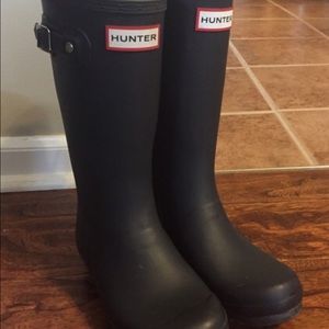 Hunter boots - size 4 - Navy
