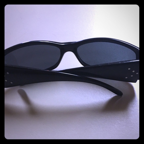 Black Sunglasses with Rhinestones on The Side!!