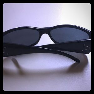 Black Sunglasses with Rhinestones on The Side!!