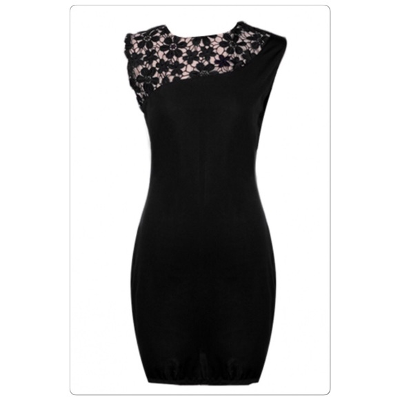 🎉2X HP🎉Elegant Stretch Bodycon Cocktail Dress - Picture 2 of 4